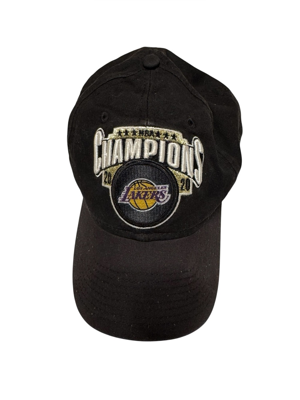 Los Angeles Lakers NBA Champions 2020 Black Baseball Cap